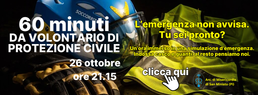Prova una nuova esperienza immersiva e partecipa al corso di protezione civile 2026